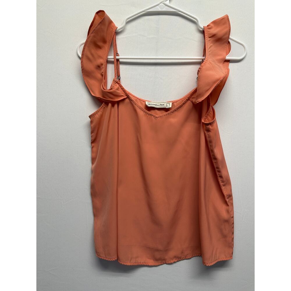 Abercrombie and Fitch‎ Salmon Tank Top Off Shoulder Crop S